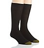Gold Toe Wellness Comfort Top Nylon Crew Socks - 2 Pack
