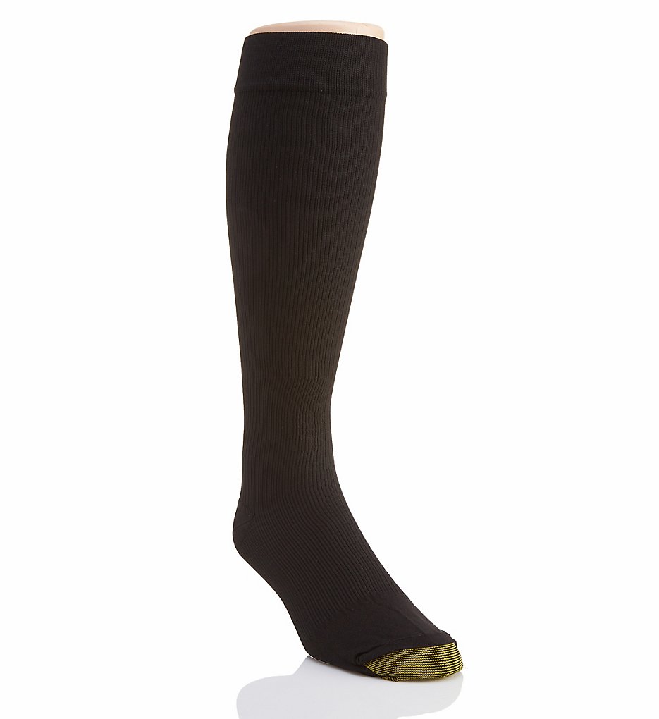 Gold Toe 207H Firm Compression Over The Calf Sock (Black)