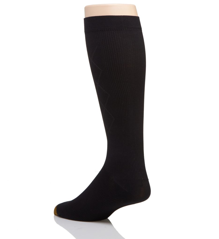 Mild Compression Over The Calf Argyle Sock-bs