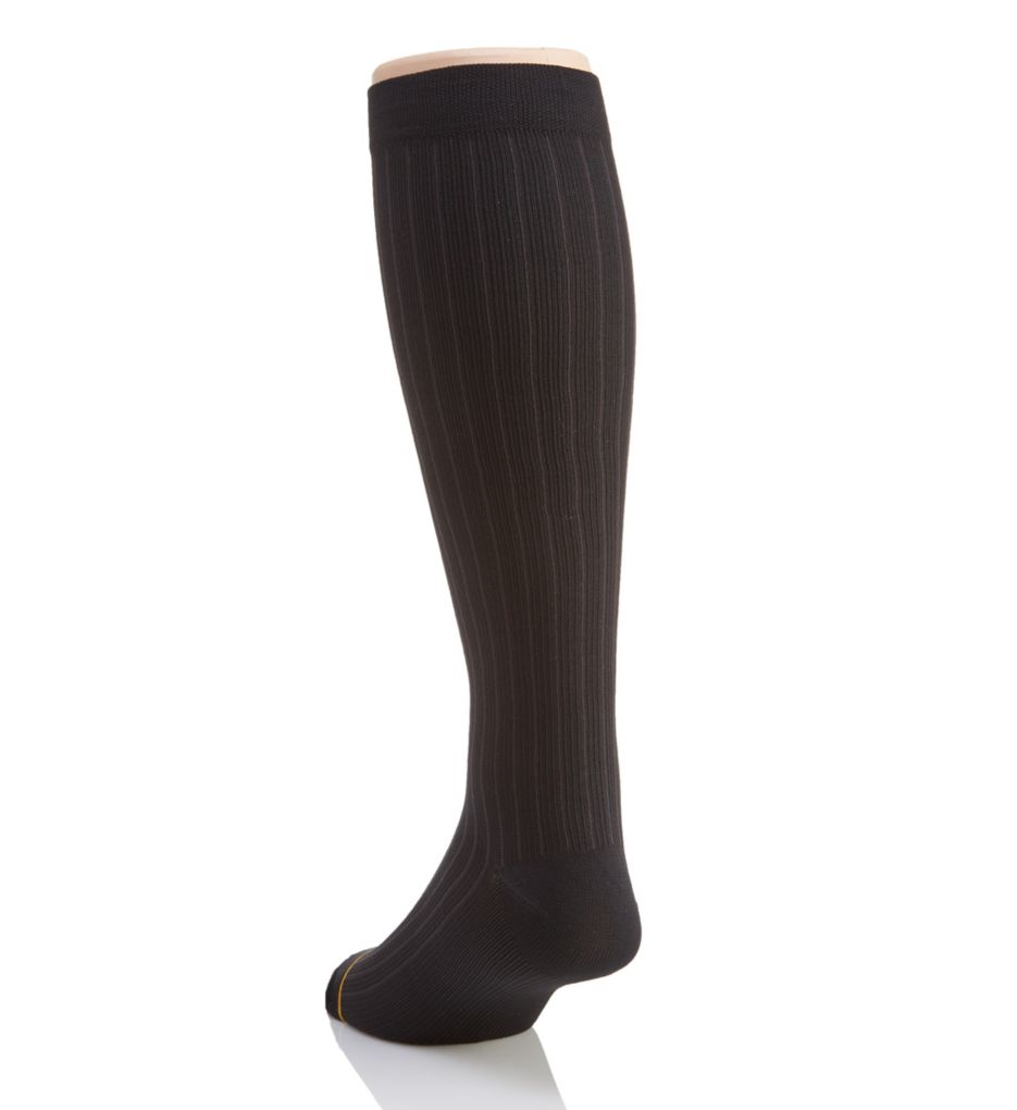 Mild Compression Over The Calf Rib Pattern Sock