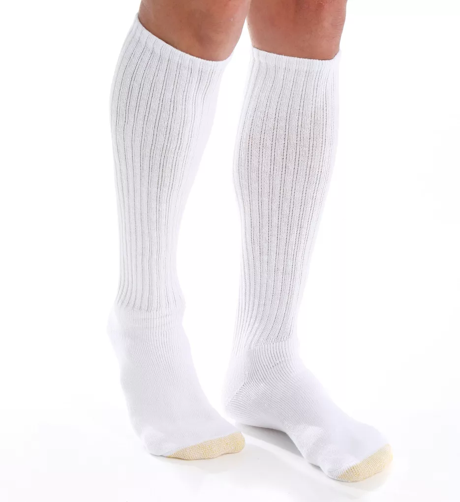 Ultra Tec Over The Calf Athletic Socks - 3 Pack WHT O/S