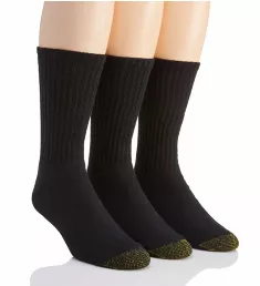 Ultra Tec Crew Socks - 3 Pack BLK O/S