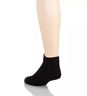 Cushioned Sport Low Cut Socks - 6 Pack BLK O/S