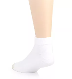 Cushioned Sport Low Cut Socks - 6 Pack WHT O/S