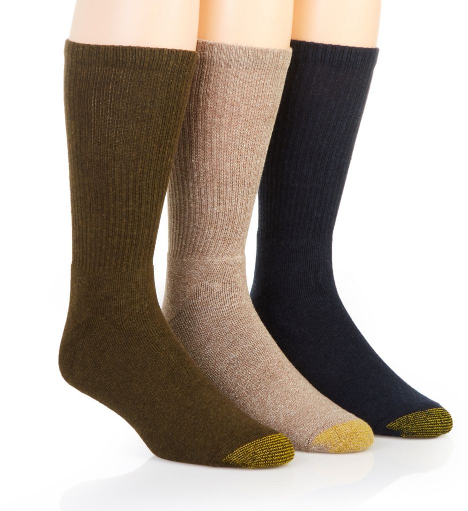 Moisture Control Uptown Crew Socks - 3 Pack