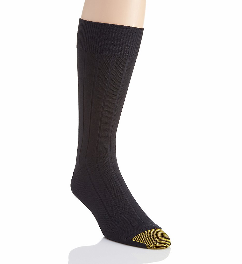 Gold Toe 2735S Ultra Soft Rib Crew Sock (Navy 10-13)