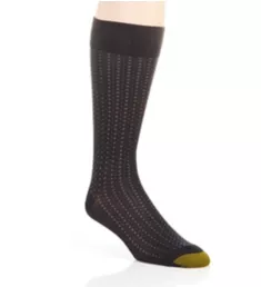 Odor Control Micro Dots Crew Sock Black O/S