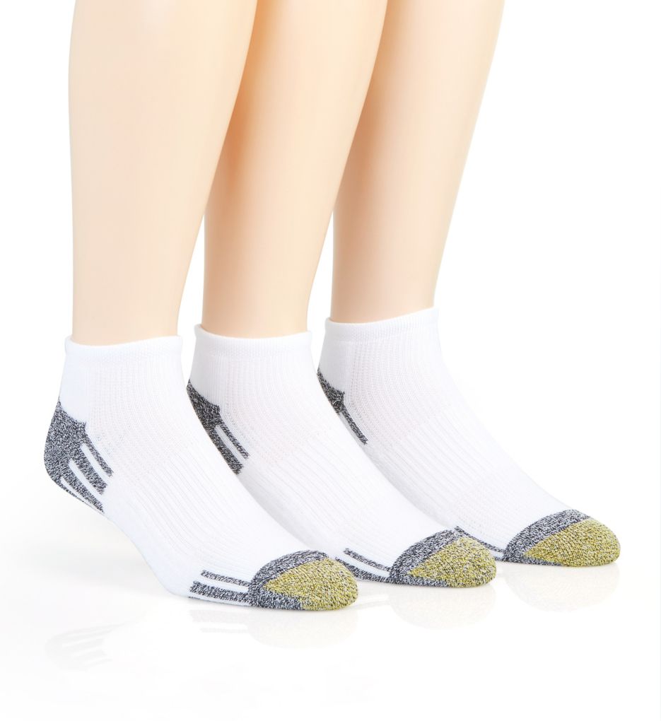 Gold toe 2025 ankle socks white