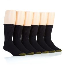 Sport Stripe Short Crew Socks Pack Black O/S