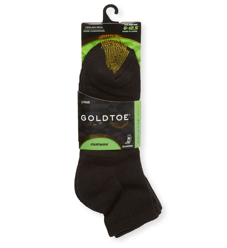 Golf Quarter Socks - 2 Pack-fs