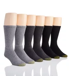 Moisture Control Harrington Crew Sock - 6 Pack