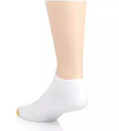 Cushioned Tech No Show Socks - 6 Pack WHT O/S