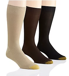 Metropolitan Cotton Crew Dress Socks - 3 Pack KHBB O/S