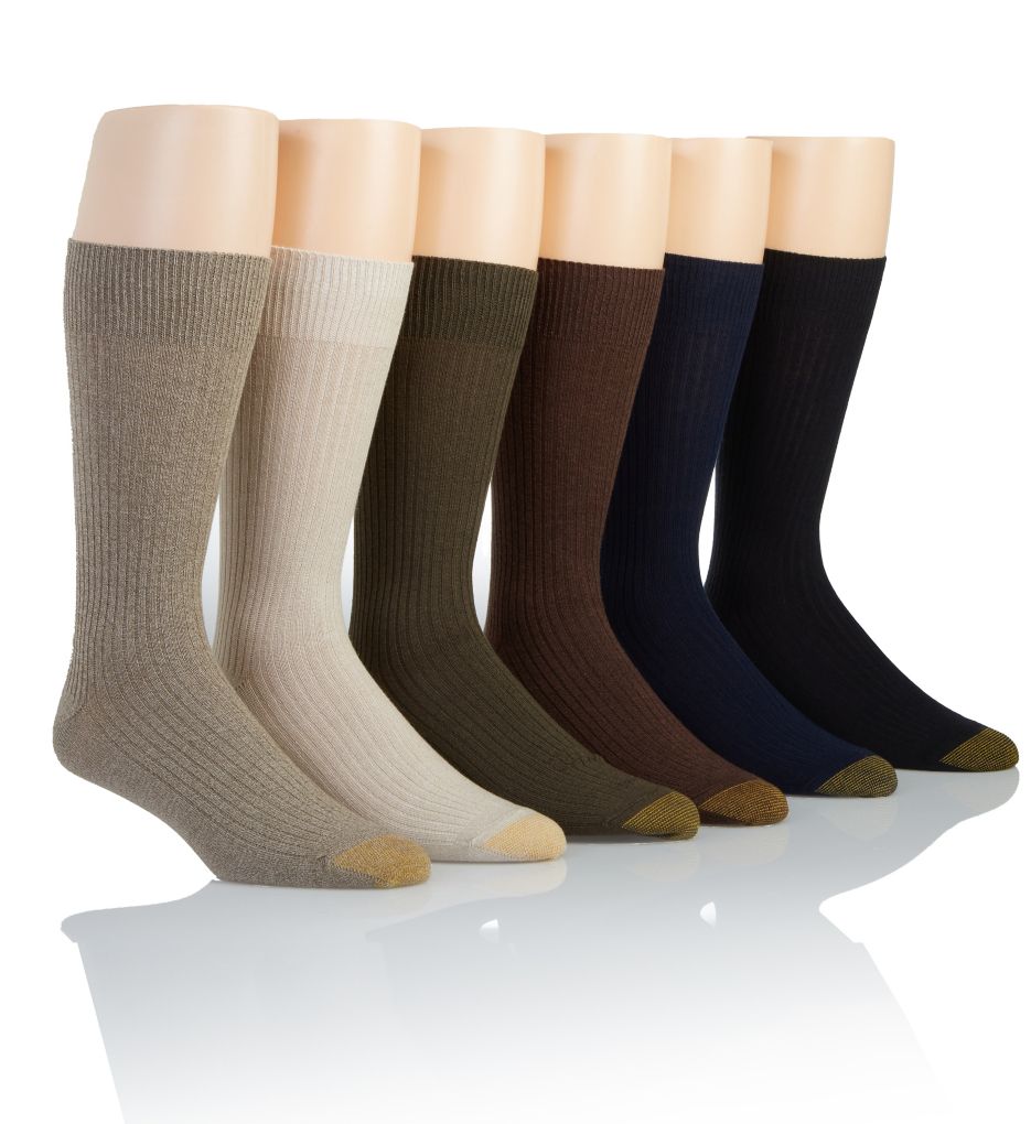 Brown gold 2025 toe crew socks