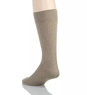Moisture Control Stanton Crew Sock - 6 Pack Khaki/Black/Chocolate O/S