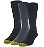 Gold Toe Premium Comfort Nantucket Crew Socks - 3 Pack