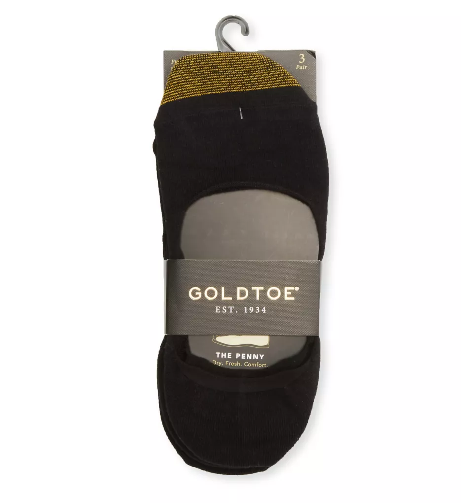Gold Toe Penny Basic Invisible Socks - 3 Pack 3699P - Image 1