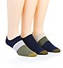 Gold Toe Oxford Color Block Invisible Socks - 3 Pack