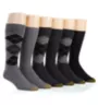 Gold Toe Campbell Argyle Crew Socks - 6 Pack 3715S