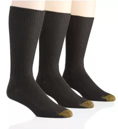 Fluffies 1x1 Rib Crew Socks - 3 Pack brw01 O/S