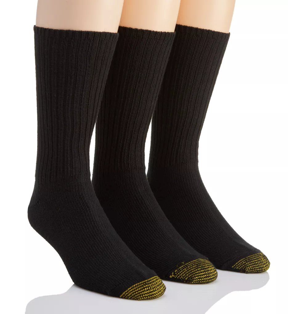 Wellness Comfort Top Nylon Crew Socks 2 Pack by Gold Toe
