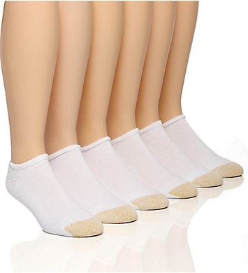Gold Toe Cotton No Show Socks - 6 Pack