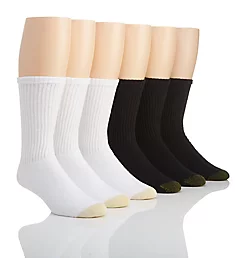 Athletic Crew Socks - 6 Pack BWAss XL