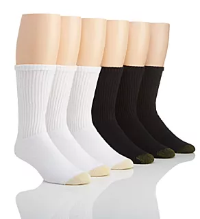 Athletic Crew Socks - 6 Pack BWAss O/S