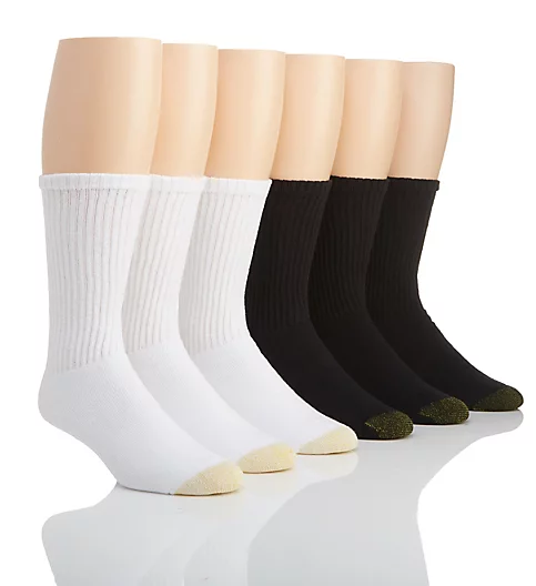 Gold Toe Athletic Crew Socks - 6 Pack 656S