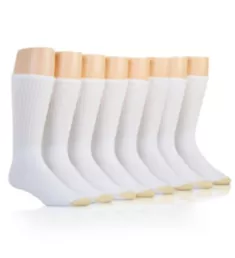 Cushioned Cotton Crew Socks - 8 Pack