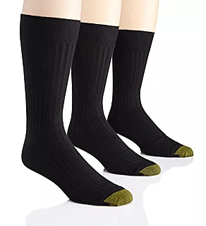 Canterbury Crew Dress Socks - 3 Pack BLK O/S