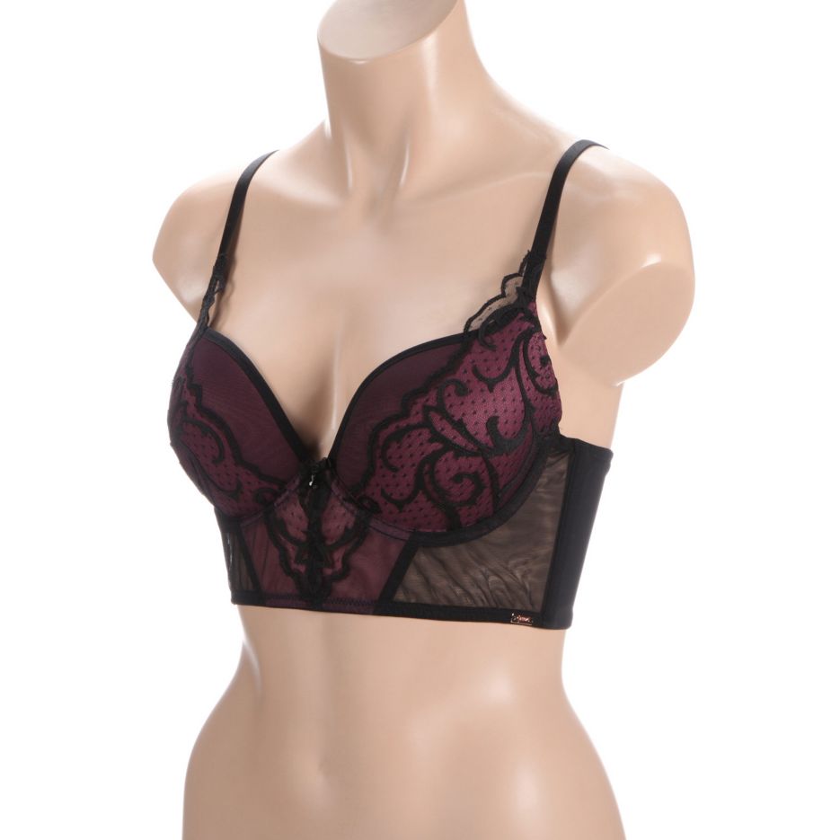 VIP Indulgence Longline Underwire Plunge Bra