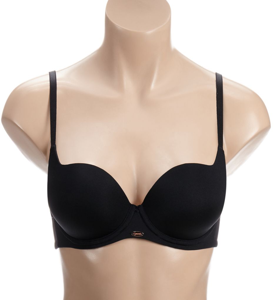 Boost Sweetheart Plunge Bra Black, Push Up Bra