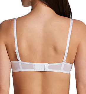 Glossies Lace Sheer Bra White 28DD