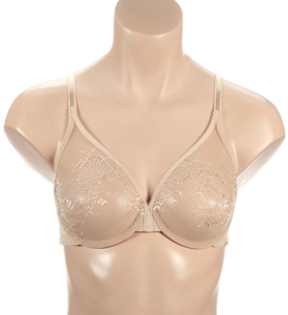 Glossies Lace Sheer Bra Nude 36FF by Gossard