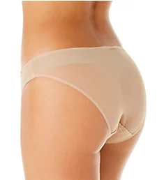 Glossies Lace Sheer Brief Panty Nude L