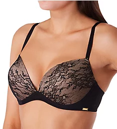 Glossies Lace Padded Plunge Bra