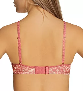 Glossies Leopard Sheer Bra Blush Print 32C