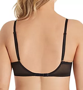Swirl Padded Plunge Bra Black 30D
