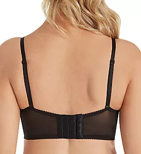 Swirl Deep V Bralette Black 30D