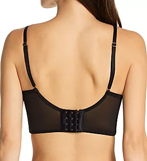 VIP Indulgence Longline Underwire Plunge Bra Black/Plum 36D
