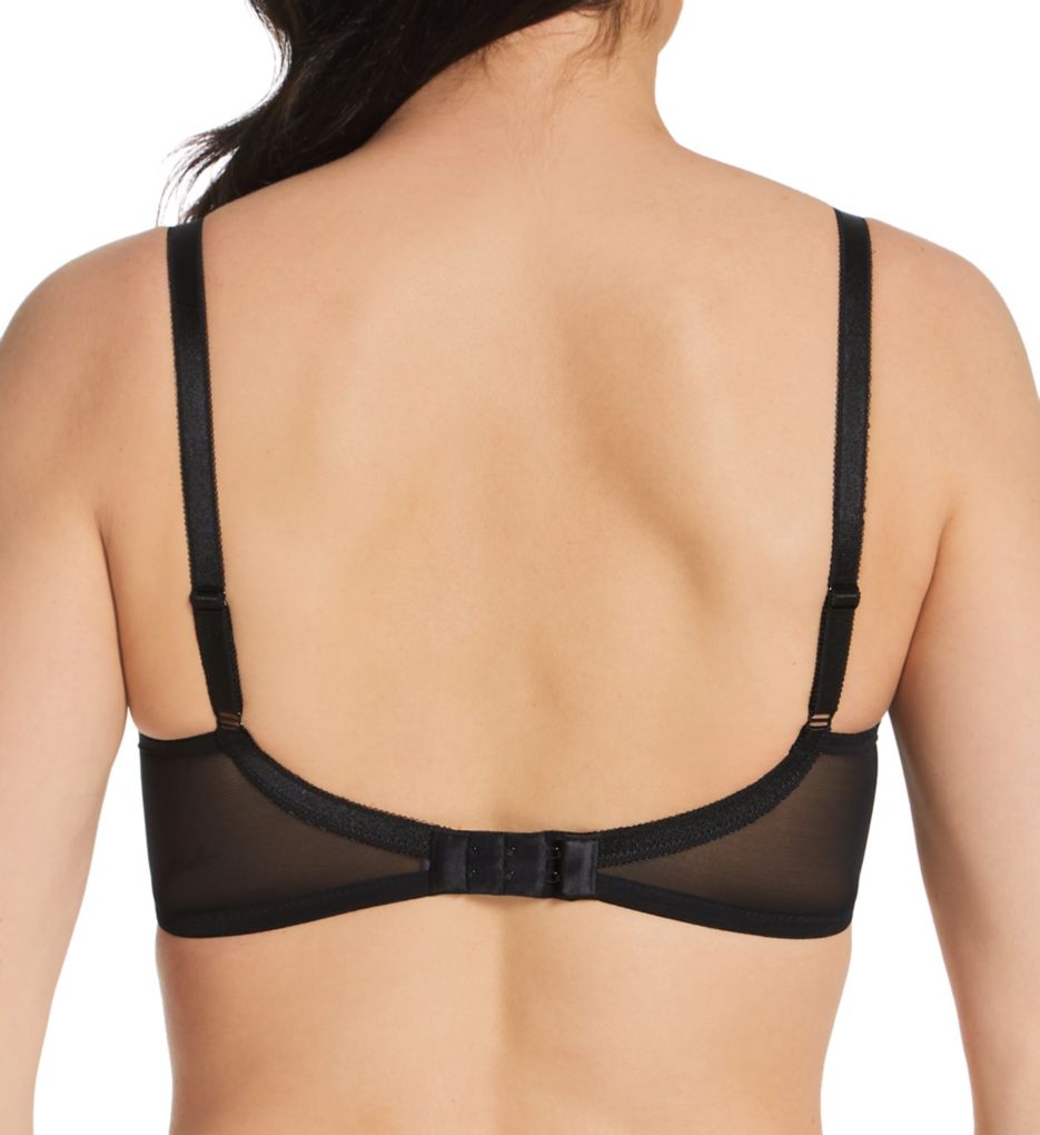 Gossard Glossies Lotus Sheer Bra Black 34A  - Image 2