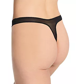 Glossies Lotus Thong Panty Black S