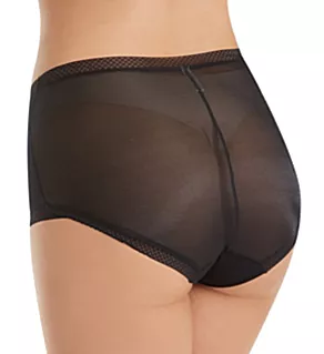 Glossies High Waist Deep Brief Panty Black XS