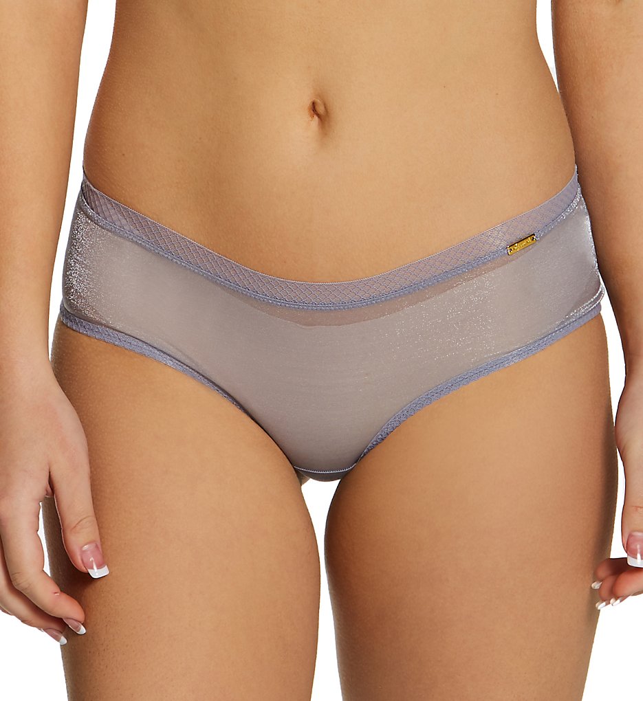 Gossard : Gossard 6274 Glossies Sheer Short Panty (Silver S)