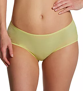 Glossies Sheer Short Panty Sunny Lime XS