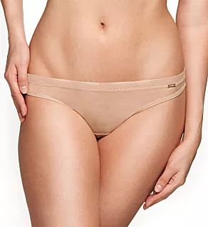 Glossies Sheer Thong Nude L