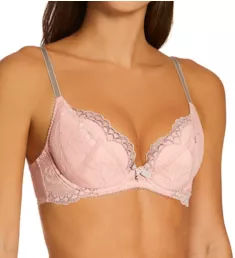 Superboost Lace Padded Plunge Bra Ballet Pink/Silver 30FF