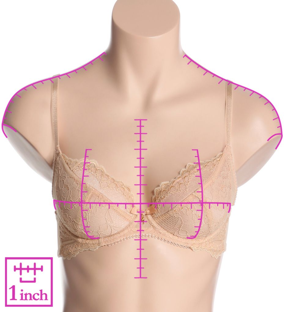 Gossard Superboost Lace Padded Plunge Bra Sugar Coral 34H  - Image 3