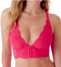 Superboost Lace Deep V Underwire Bralette Diva Pink 32B